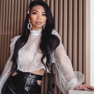 Katch Me - White Sheer Lace Blouse